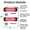Signmission Ammonia - Amoniaco Danger Sign, Plastic, 7in W x 10in L, 2PK OS-2PACK-DS-P-710-VS-1992 - alternate 6